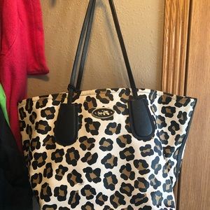 Coach Cheetah Tote